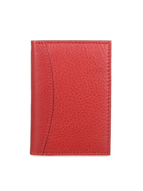 

Leather Zentrum Unisex Red Solid Genuine Leather Card Holder