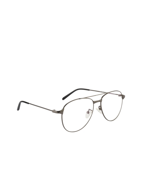 

Clark N Palmer Unisex Full-Rim Aviator Frame-CNP-3137-C2, Grey