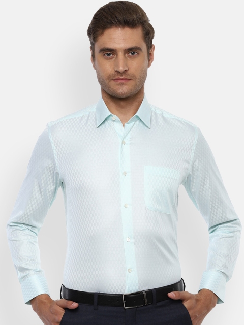 

Luxure by Louis Philippe Men Blue Regular Fit Printed Casual Shirt