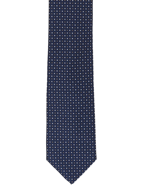 

Arrow Men Blue & White Woven Design Broad Tie