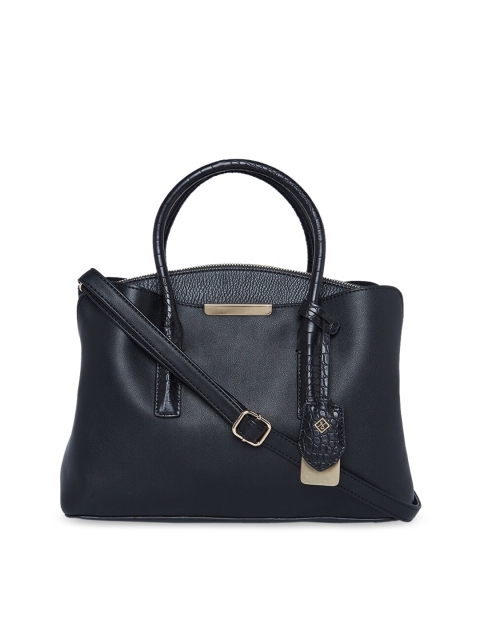 

Call It Spring Black Solid Handheld Bag