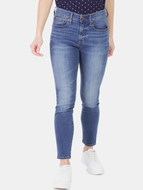 

GAP Women Blue Skinny Fit Mid-Rise Clean Look Stretchable Jeans