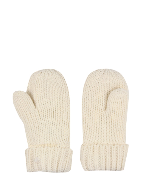 

GAP Girls Cream Coloured Solid Mitten