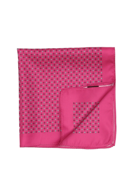 

Arrow Men Pink Printed Pocket Square