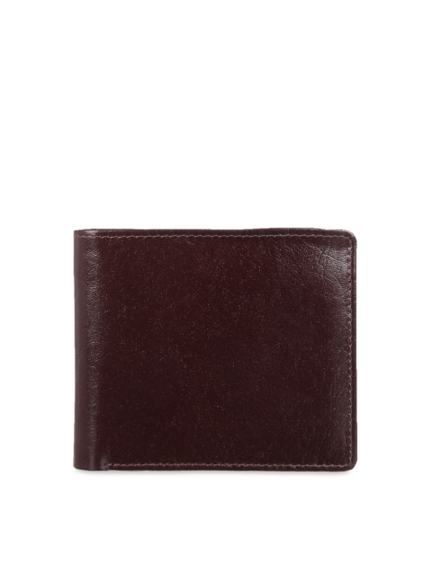 

Leather Zentrum Men Brown Solid Genuine Leather Two Fold Wallet