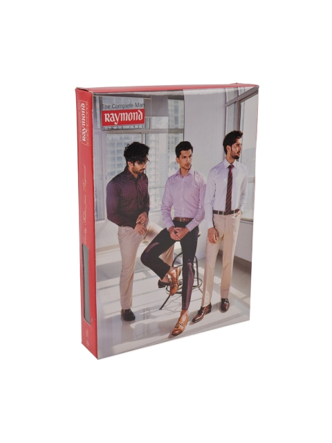 

Raymond Men Red & Mustard Yellow Checked Shirt Clothing Fabric With Gift Packing Box