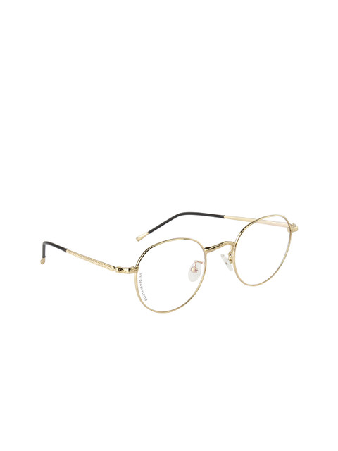 

Clark N Palmer Unisex Gold Toned Aviator Sunglasses CNP-G10014-C5