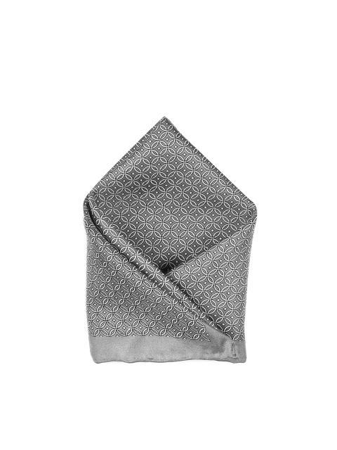 

Arrow Men Grey Printed Pocket Square