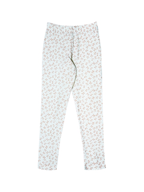 

Daffodils GIRLS WEAR Girls Blue & Brown Printed Ankle-Length Acrylic Leggings