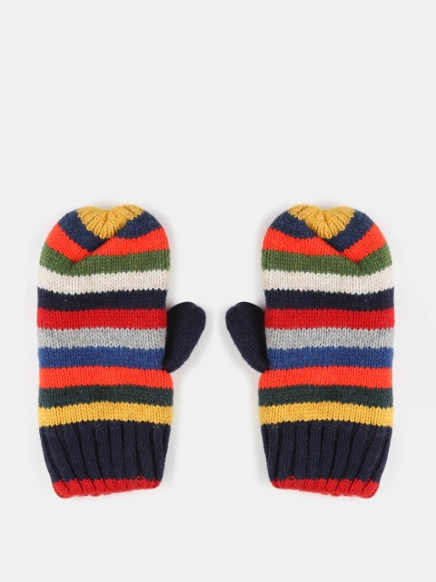 

GAP Boys Multi-Colour Crazy Stripe Mittens