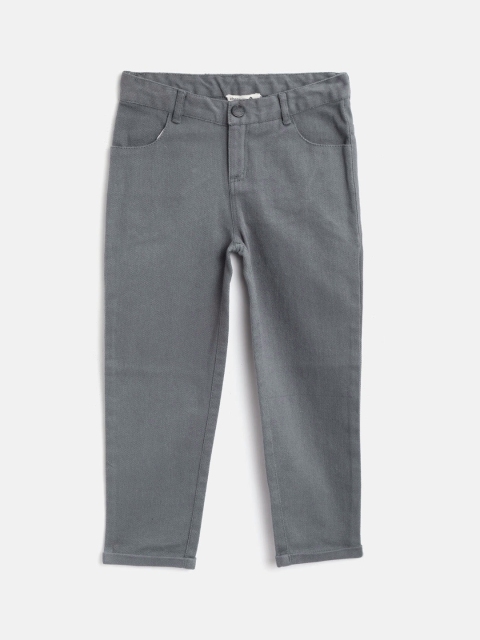 

Cherry Crumble Boys Grey Regular Fit Jeans