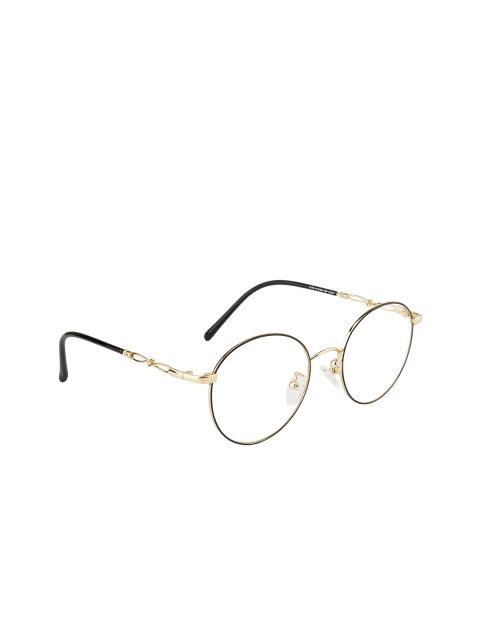 

Clark N Palmer Women Black Solid Full-Rim Round Frames-CNP-3178-C7