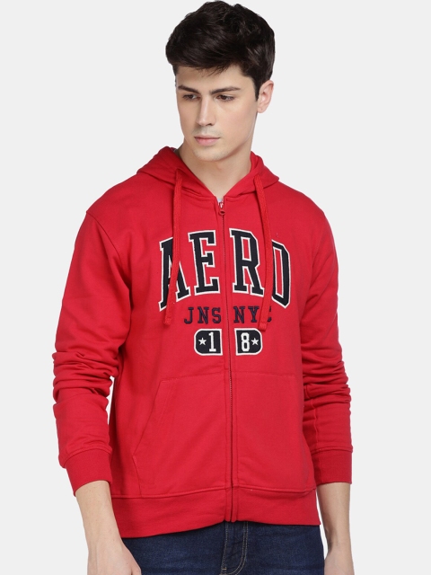 

Aeropostale Men Red Printed Sweatshirt