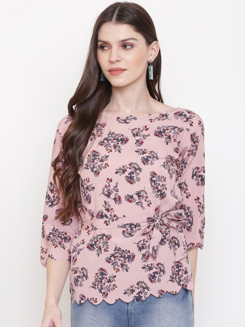 

Mayra Women Pink Printed Top
