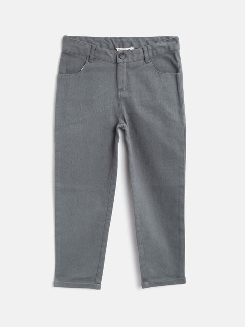 

Cherry Crumble Boys Grey Regular Fit Jeans