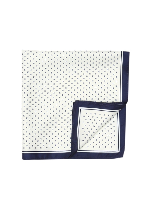 

Arrow Men White Printed Pocket Square
