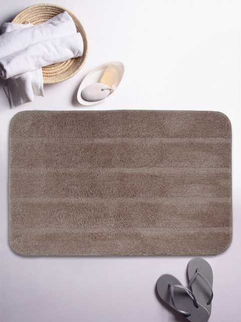 

Bianca Brown Striped 1000 GSM Anti-Skid Bath Rug