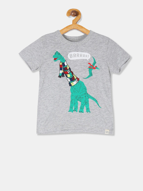 

GAP Toddler Boy Grey Short Sleeve Graphic T-Shirt