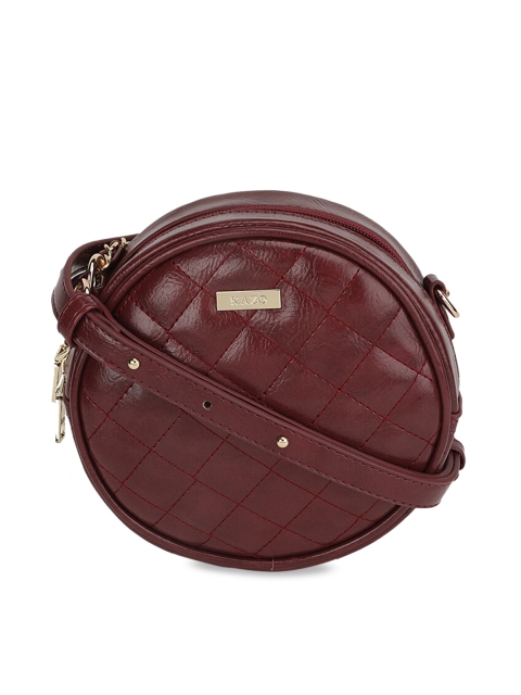 

Kazo Maroon Solid Sling Bag