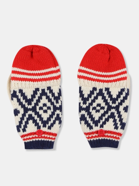 

GAP Boys Multi Colour Alpine Fair Isle Convertible Mittens
