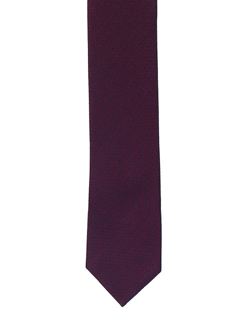 

Arrow Purple Woven-Design Broad Tie