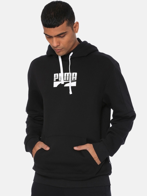 

Puma Men Black Printed Sweatshirt