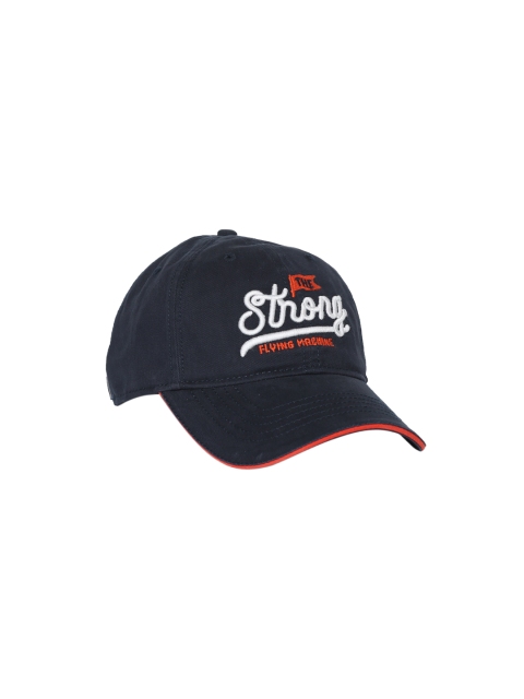

Flying Machine Men Blue & White Appliqued Baseball Cap