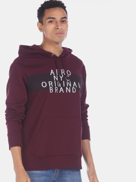 

Aeropostale Men Red Printed Sweatshirt