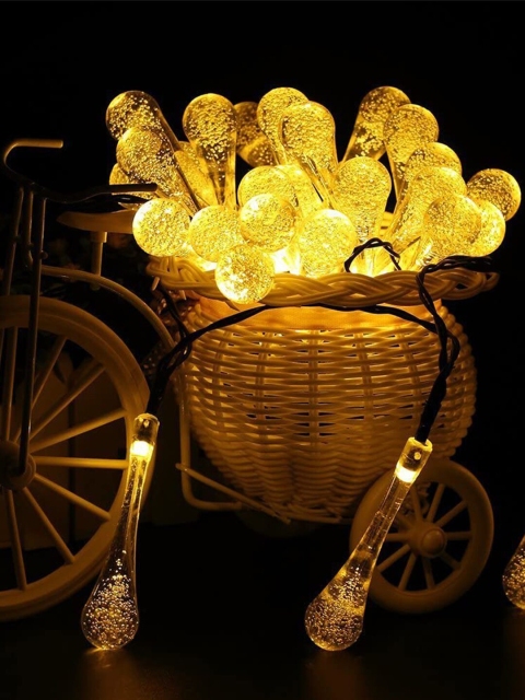

Archies Yellow Coloured Globe Ball LED String Lights