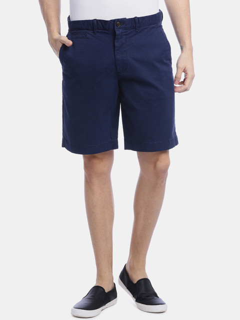 

GAP Men Blue Solid Regular Fit Regular Shorts