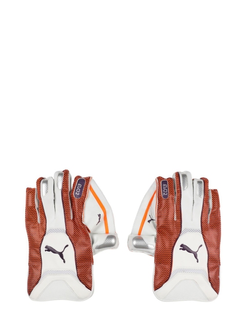 

Puma Orange & White EVO 2 Wicket Keeper Gloves