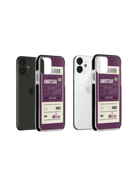 

DailyObjects Purple & White Amritsar City Tag Stride Printed iPhone 11 Case Cover