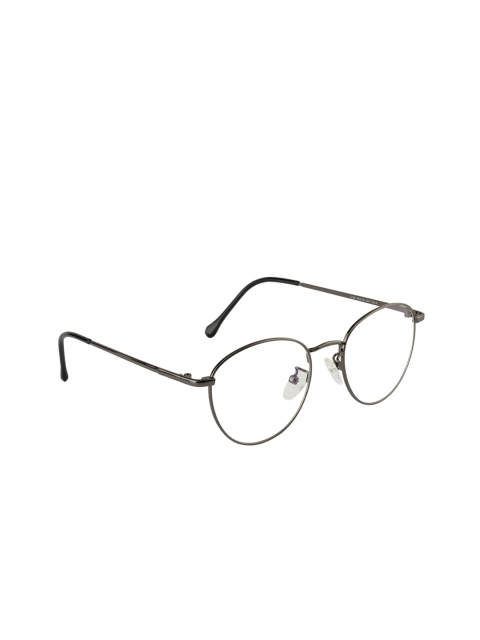 

Clark N Palmer Unisex Black Solid Full Rim Oval Frames CNP-3138-C2