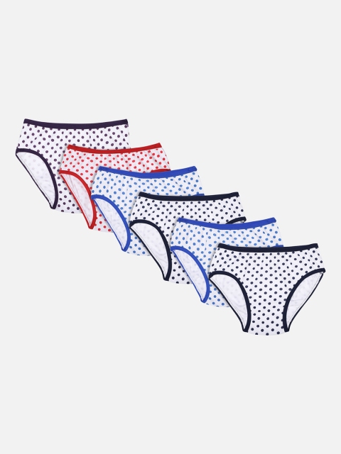 

Bodycare Kids Girls Pack Of 6 Assorted Organic Cotton Basic Briefs KIA3038