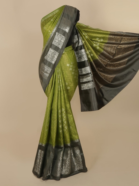 

Pothys Green Woven Design Saree