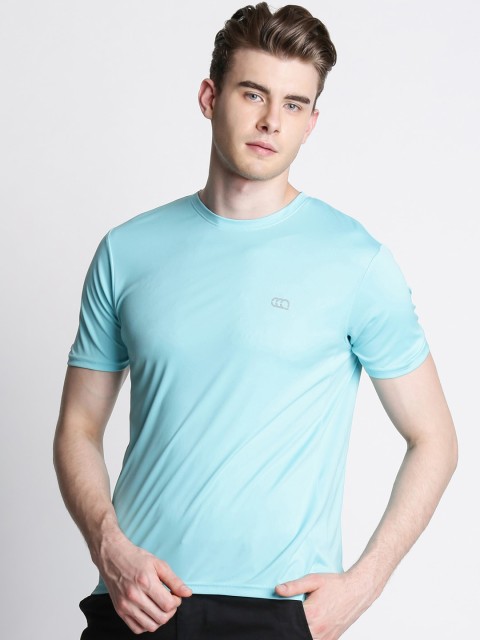 

Ajile by Pantaloons Men Blue Solid Round Neck T-shirt