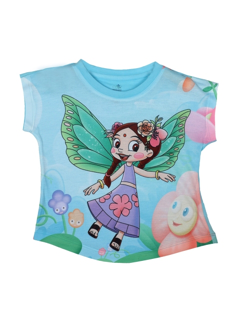 

Chhota Bheem Girls Blue Printed Top