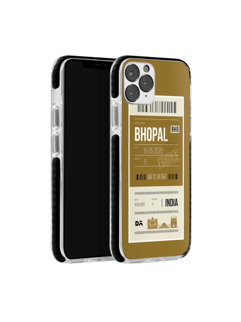 

DailyObjects Olive-Green & White Bhopal City Tag iPhone 11 Pro Stride Case Cover