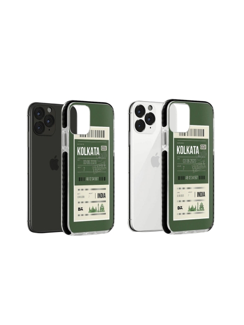 

DailyObjects Olive Green Kolkata City Tag Stride iPhone 11 Pro Max Back Case