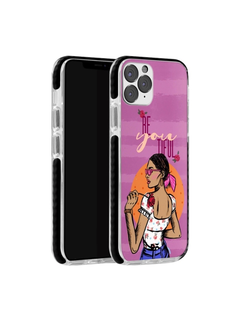 

DailyObjects Men Pink & White Be You Tiful iPhone 11 Pro Stride Back Cover