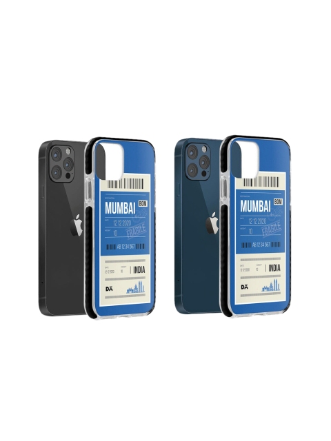 

DailyObjects Blue & White Mumbai City Tag iPhone 12 Pro Mobile Cover