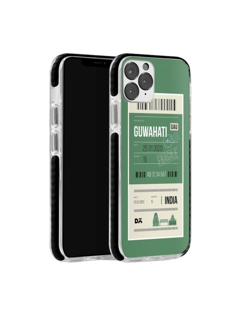 

DailyObjects Green & White Guwahati City Tag Stride Multi-Layer Protection iPhone 11 Pro Max Mobile Back Cover