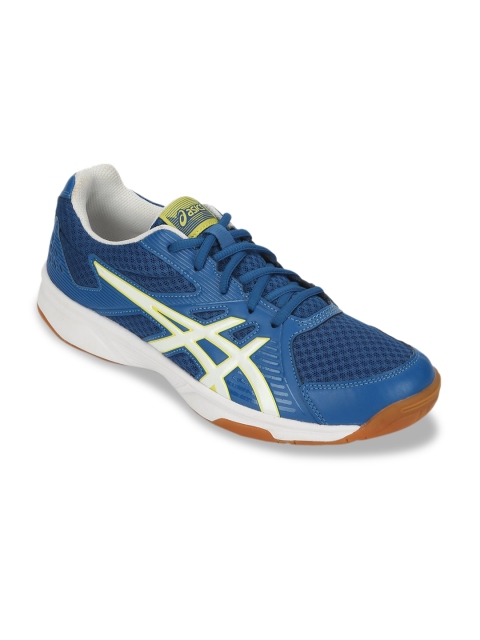 

ASICS Women Blue Synthetic UPCOURT 3 Badminton Shoes