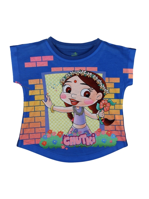 

Chhota Bheem Girls Blue Printed Top