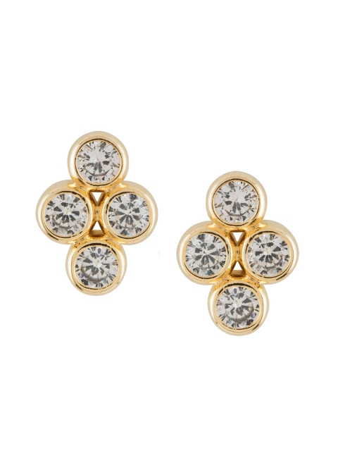 

E2O Gold-Toned & Gold-Toned Contemporary Studs