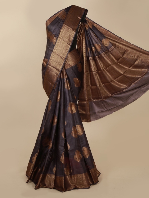 

Pothys Lavender Woven Design Tussar Saree