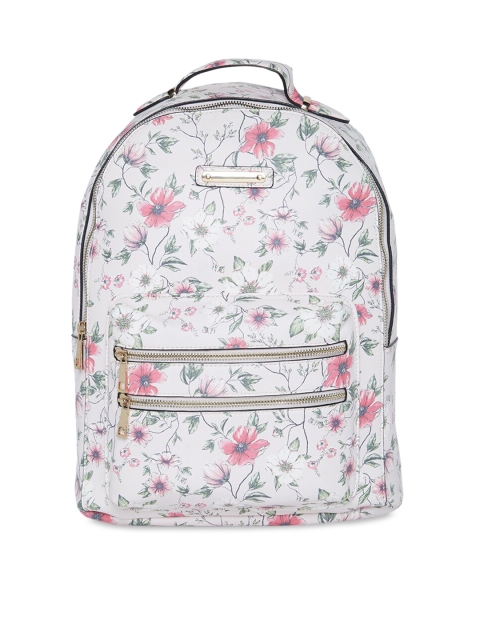 

Call It Spring Women Pink & White Floral Printed Backpack