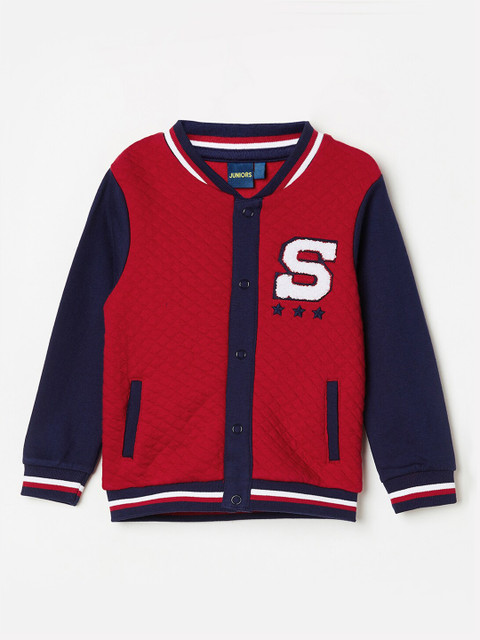 

Juniors by Lifestyle Boys Red Colourblocked Sweatshirt