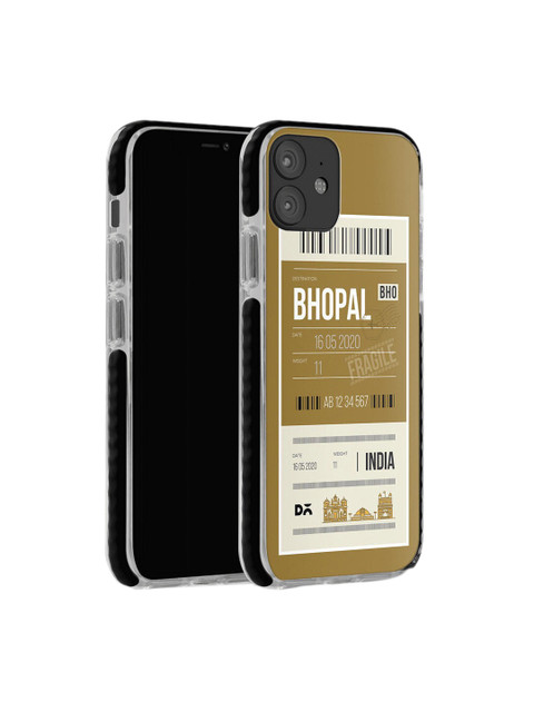 

DailyObjects Olive Green & White Bhopal City Tag iPhone 12 Stride Case Cover