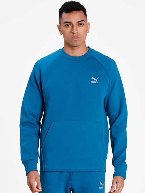 

Puma Men Blue Solid Sweatshirt